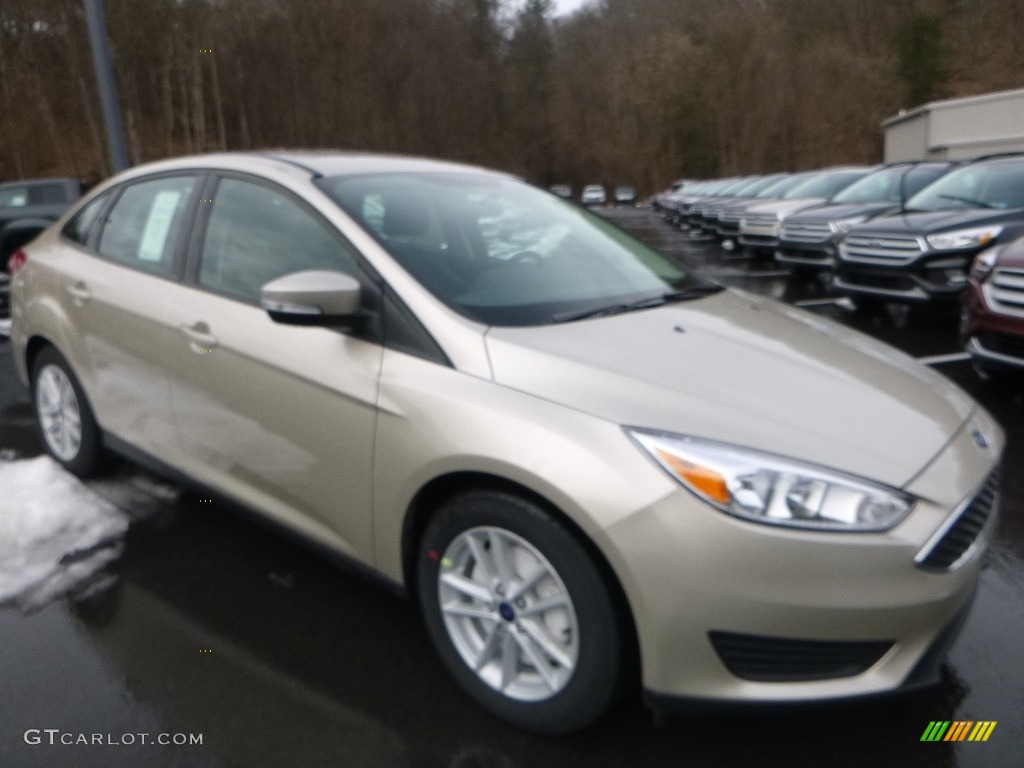 2018 Focus SE Sedan - White Gold / Charcoal Black photo #5