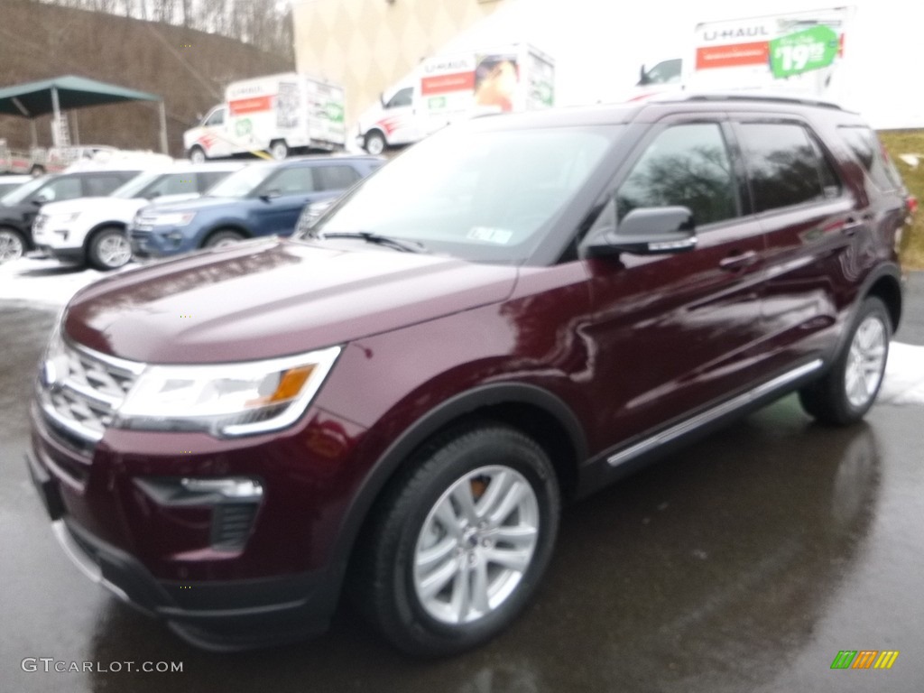 2018 Explorer XLT 4WD - Burgundy Velvet / Ebony Black photo #5
