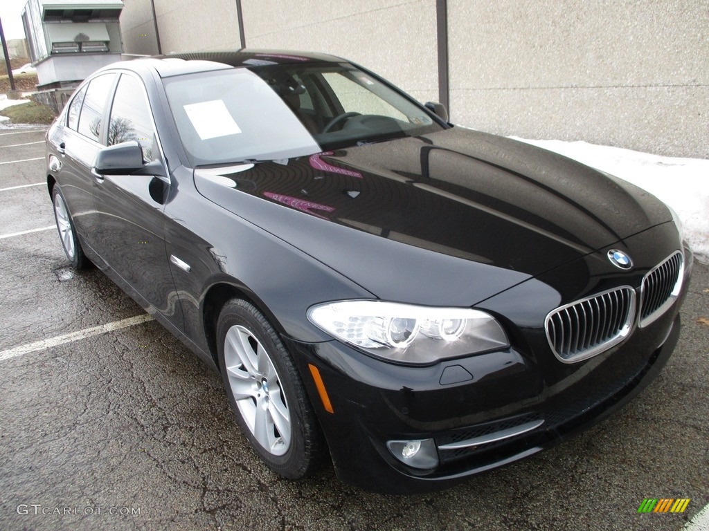 2013 5 Series 528i xDrive Sedan - Jet Black / Cinnamon Brown photo #9