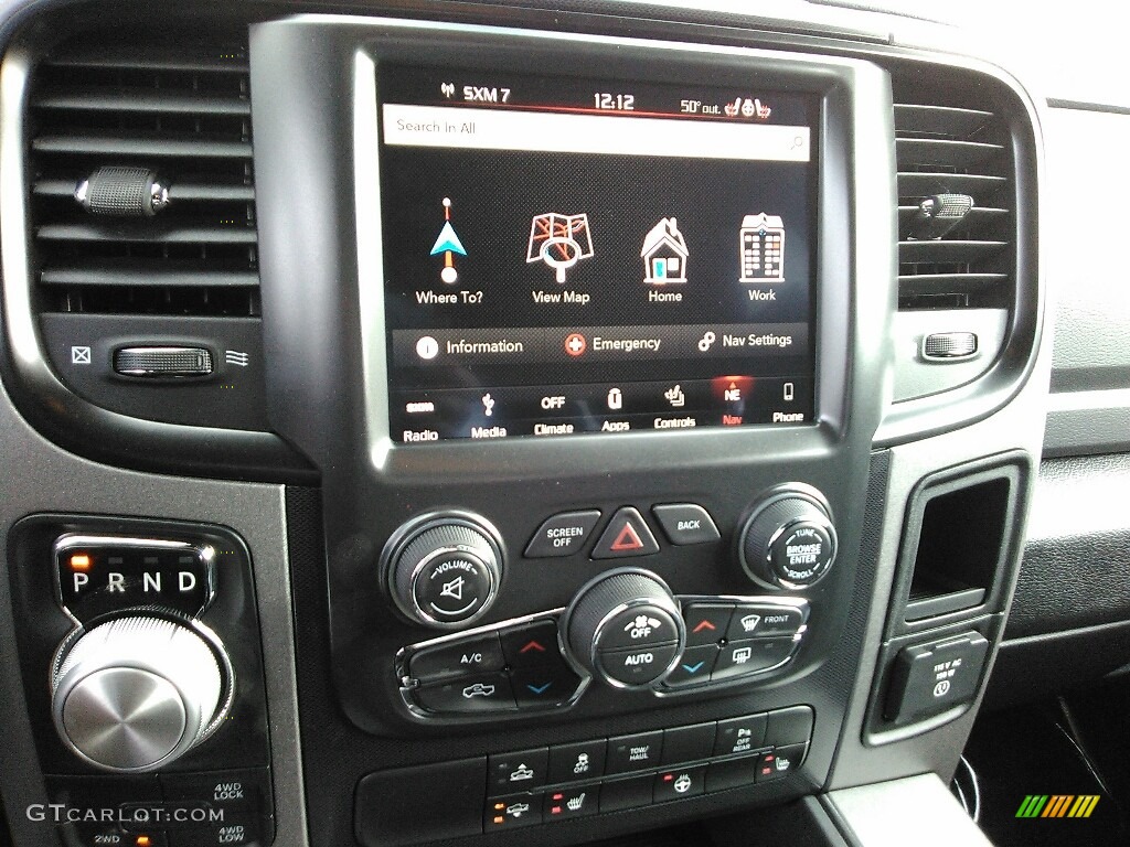 2018 1500 Rebel Crew Cab 4x4 - Brilliant Black Crystal Pearl / Black photo #15