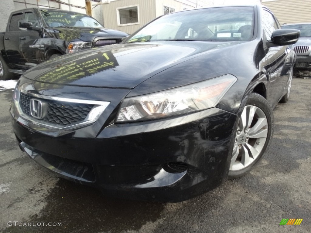 2010 Accord EX-L Coupe - Belize Blue Pearl / Black photo #1