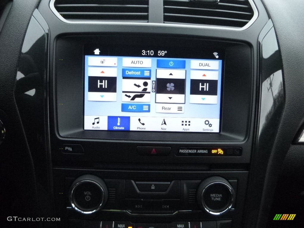 2018 Explorer XLT 4WD - Blue Metallic / Ebony Black photo #13