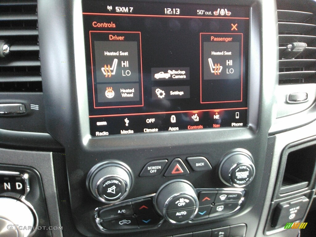2018 1500 Rebel Crew Cab 4x4 - Brilliant Black Crystal Pearl / Black photo #17