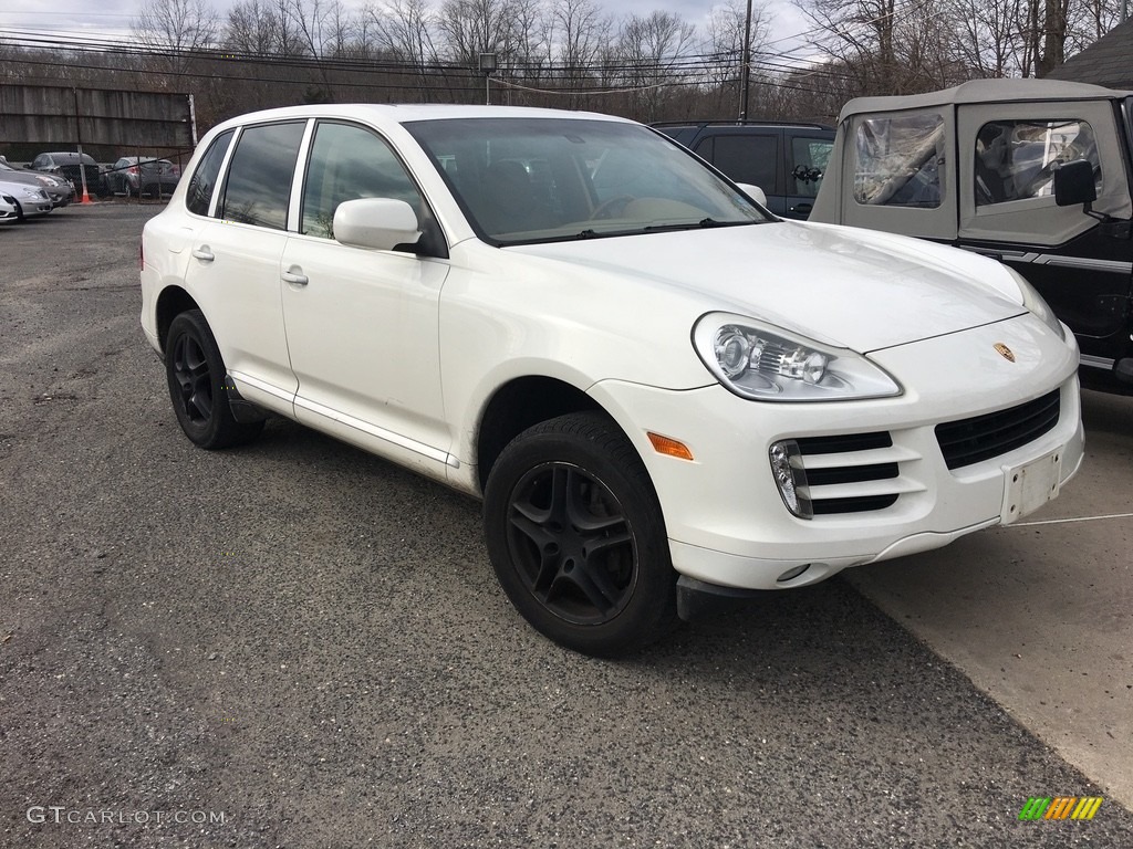 2008 Cayenne Tiptronic - Sand White / Havanna/Sand Beige photo #1