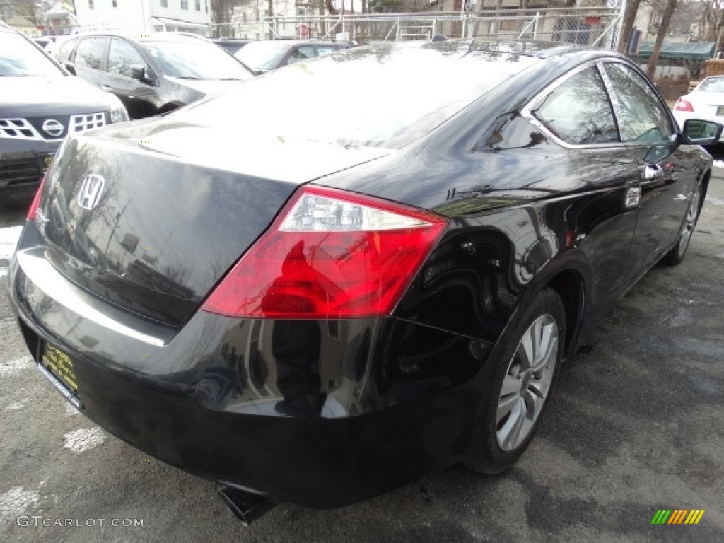 2010 Accord EX-L Coupe - Belize Blue Pearl / Black photo #5