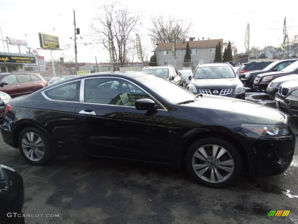 2010 Accord EX-L Coupe - Belize Blue Pearl / Black photo #6