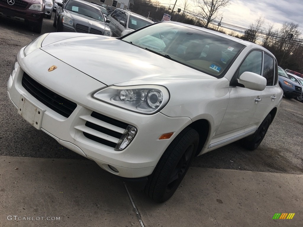 2008 Cayenne Tiptronic - Sand White / Havanna/Sand Beige photo #6