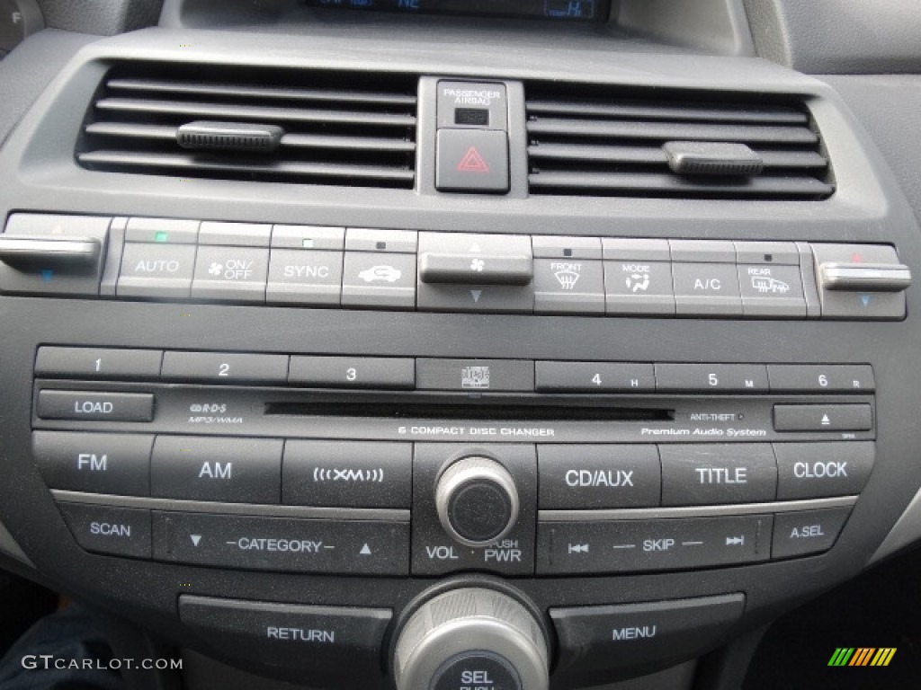 2010 Accord EX-L Coupe - Belize Blue Pearl / Black photo #24