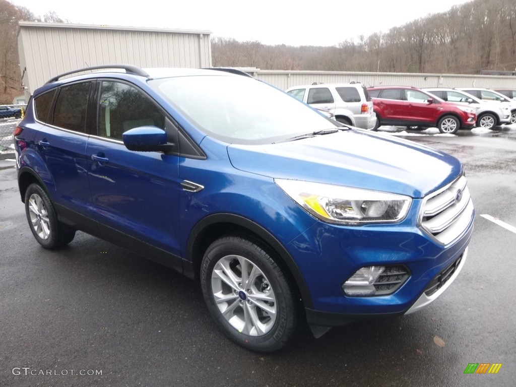 2018 Escape SE 4WD - Lightning Blue / Charcoal Black photo #3