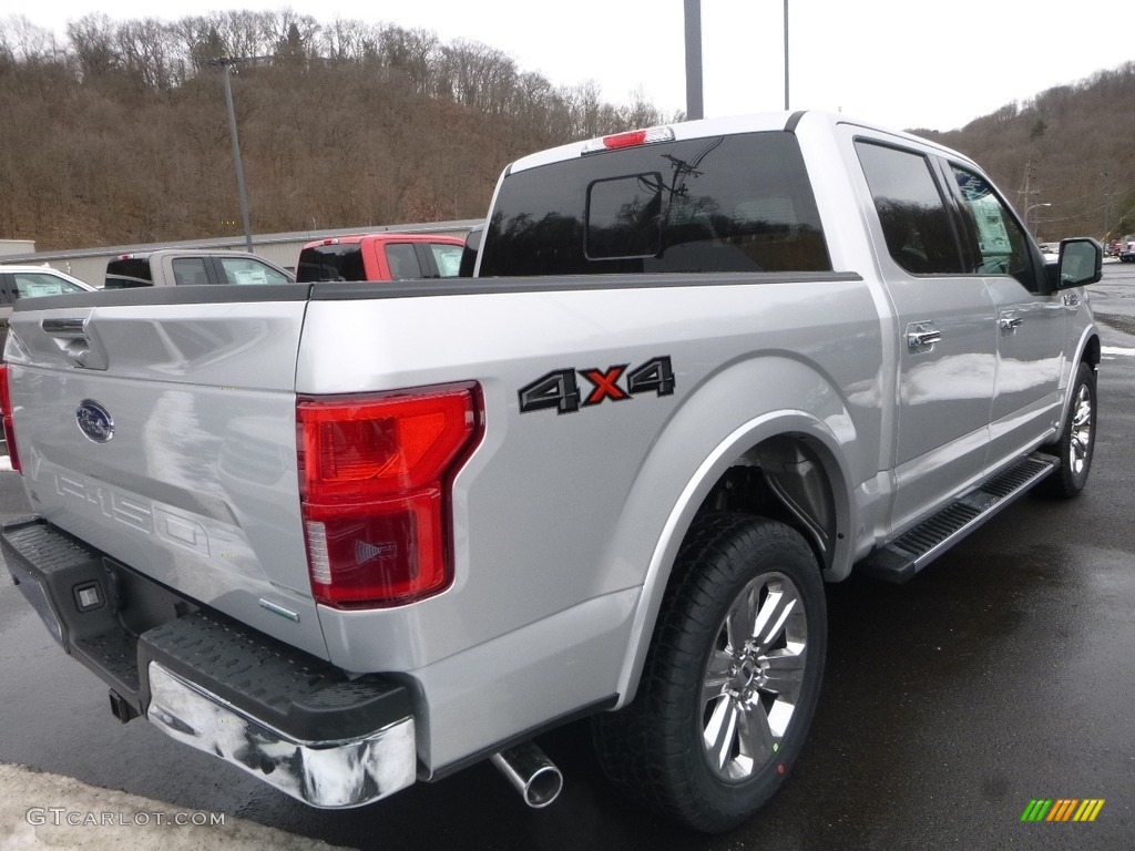 2018 F150 Lariat SuperCrew 4x4 - Ingot Silver / Black photo #2