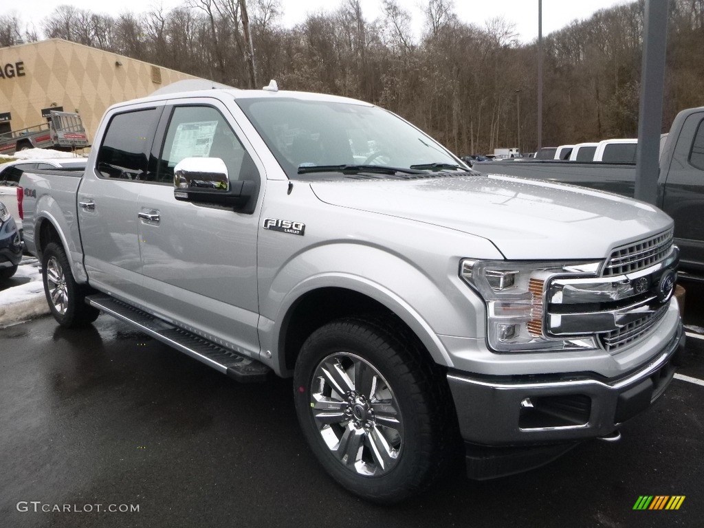2018 F150 Lariat SuperCrew 4x4 - Ingot Silver / Black photo #3