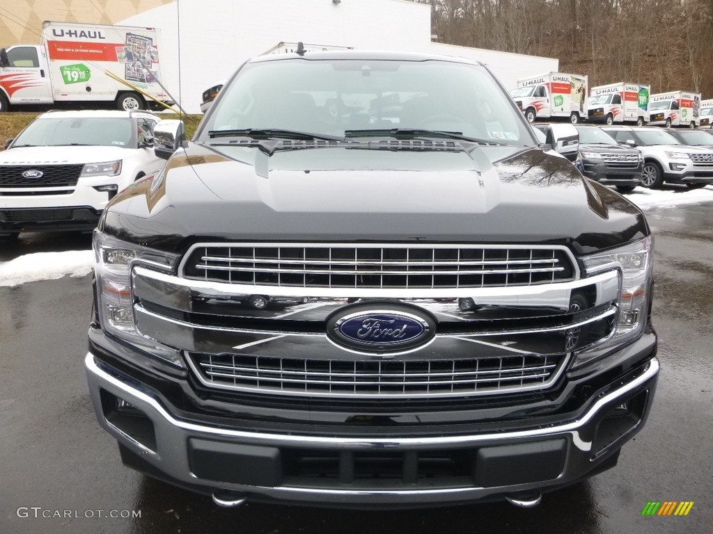 2018 F150 Lariat SuperCrew 4x4 - Shadow Black / Black photo #3