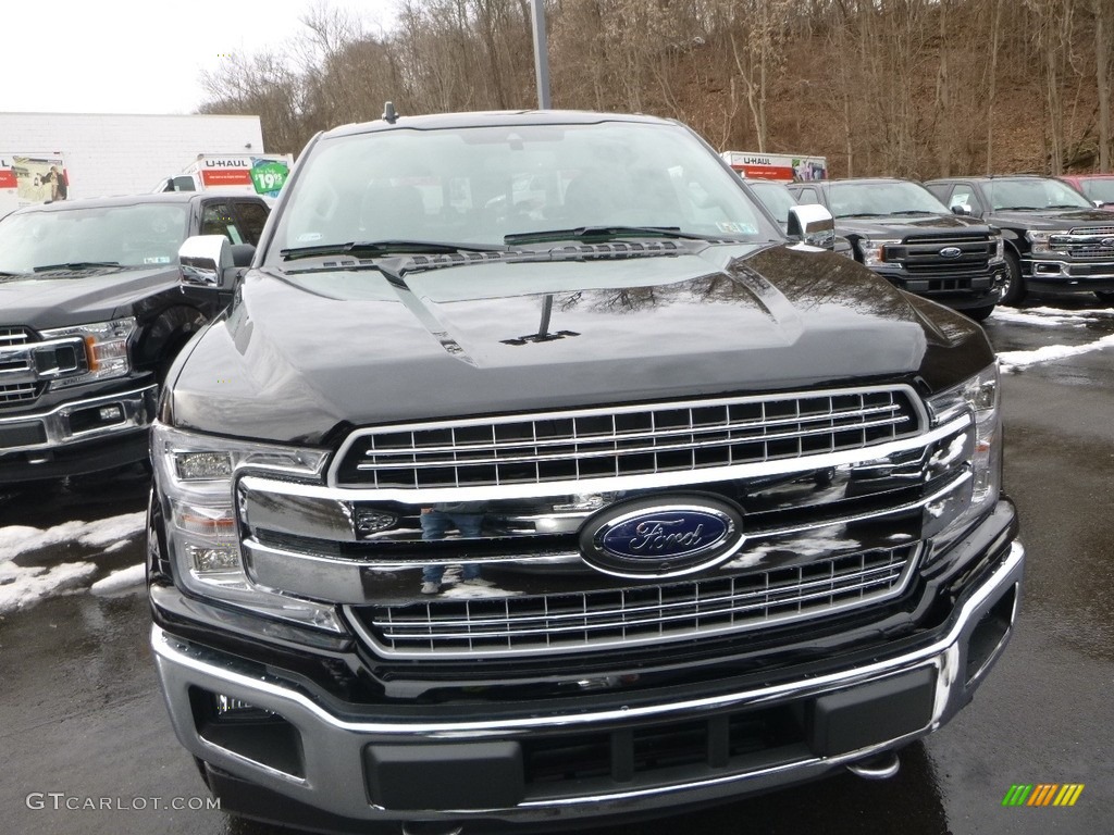 2018 F150 Lariat SuperCrew 4x4 - Shadow Black / Black photo #7