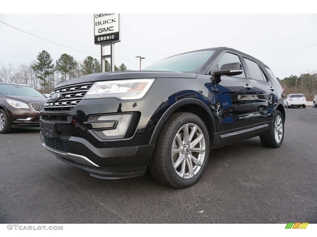 2017 Explorer Limited 4WD - Shadow Black / Ebony Black photo #3