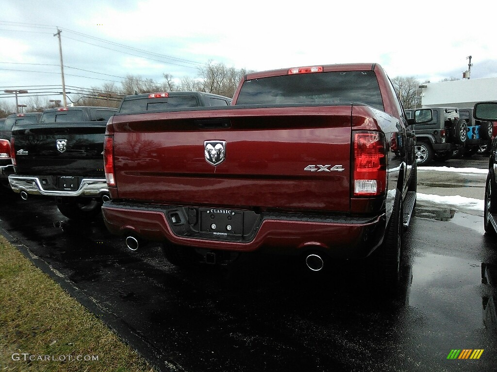 2018 1500 Express Crew Cab 4x4 - Delmonico Red Pearl / Black/Diesel Gray photo #3