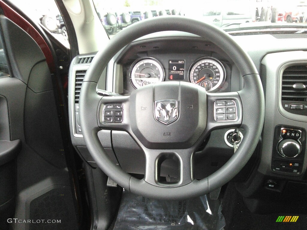 2018 1500 Express Crew Cab 4x4 - Delmonico Red Pearl / Black/Diesel Gray photo #7