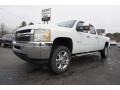 Summit White - Silverado 2500HD Work Truck Crew Cab 4x4 Photo No. 3