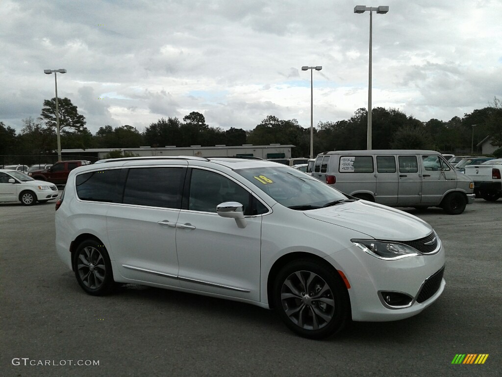 2018 Pacifica Limited - Bright White / Black/Deep Mocha photo #7