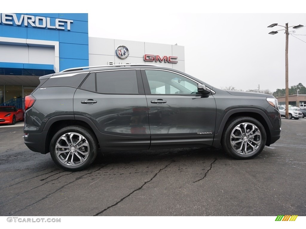 Graphite Gray Metallic 2018 GMC Terrain SLT Exterior Photo #125011543