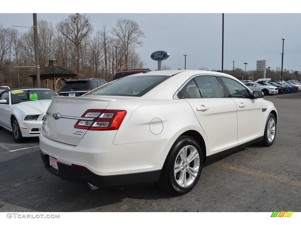 2015 Taurus SEL - White Platinum Metallic / Charcoal Black photo #3