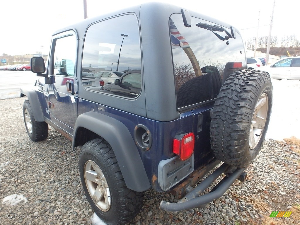 2003 Wrangler Rubicon 4x4 - Patriot Blue / Dark Slate Gray photo #2