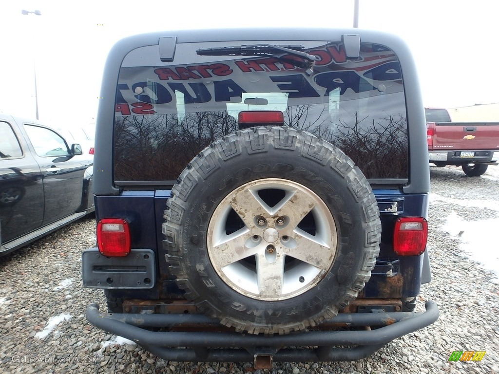 2003 Wrangler Rubicon 4x4 - Patriot Blue / Dark Slate Gray photo #3