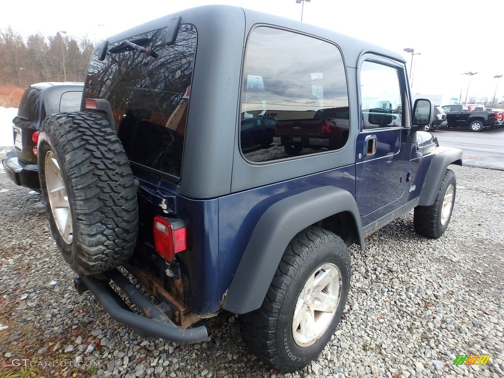 2003 Wrangler Rubicon 4x4 - Patriot Blue / Dark Slate Gray photo #4