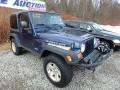 2003 Patriot Blue Jeep Wrangler Rubicon 4x4  photo #5