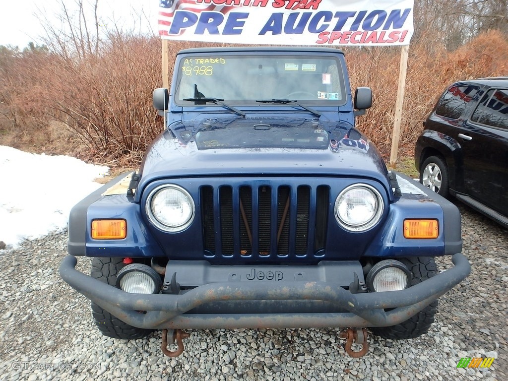 2003 Wrangler Rubicon 4x4 - Patriot Blue / Dark Slate Gray photo #6