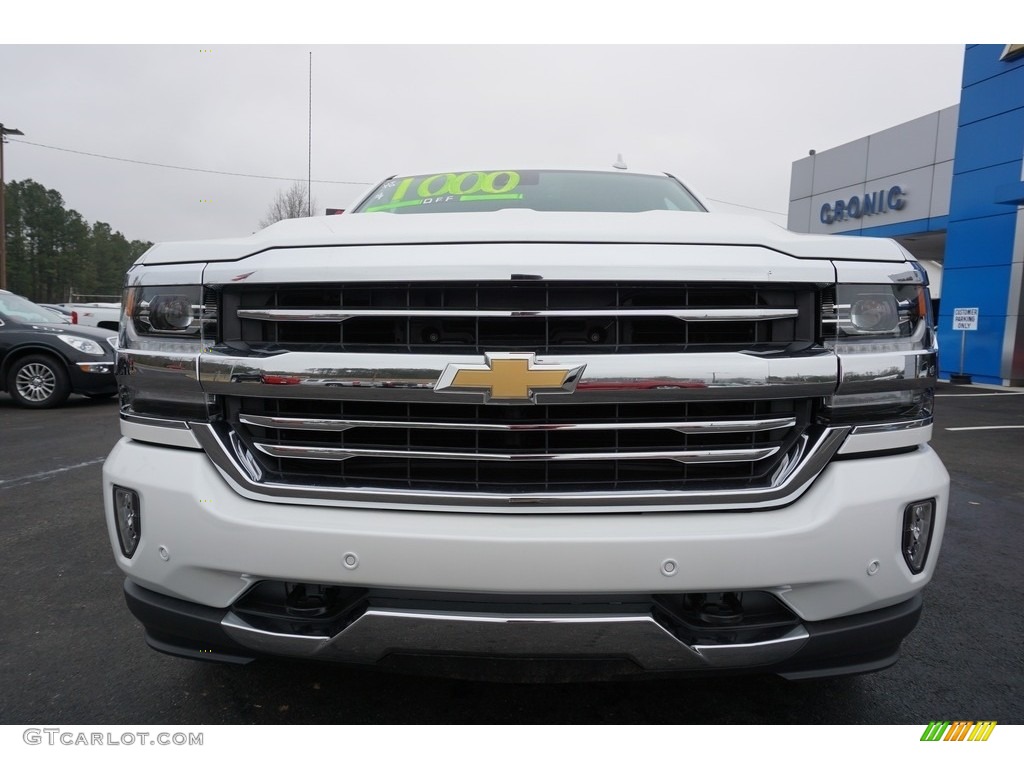 2018 Silverado 1500 High Country Crew Cab 4x4 - Iridescent Pearl Tricoat / High Country Saddle photo #2