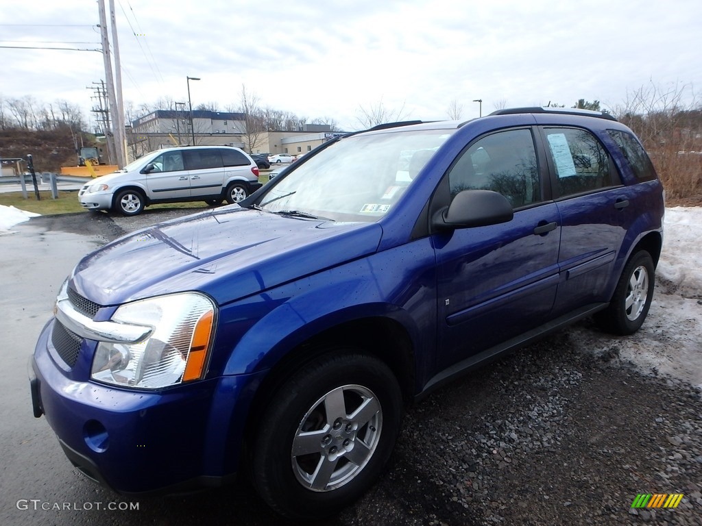 2007 Equinox LS - Laser Blue Metallic / Light Gray photo #1