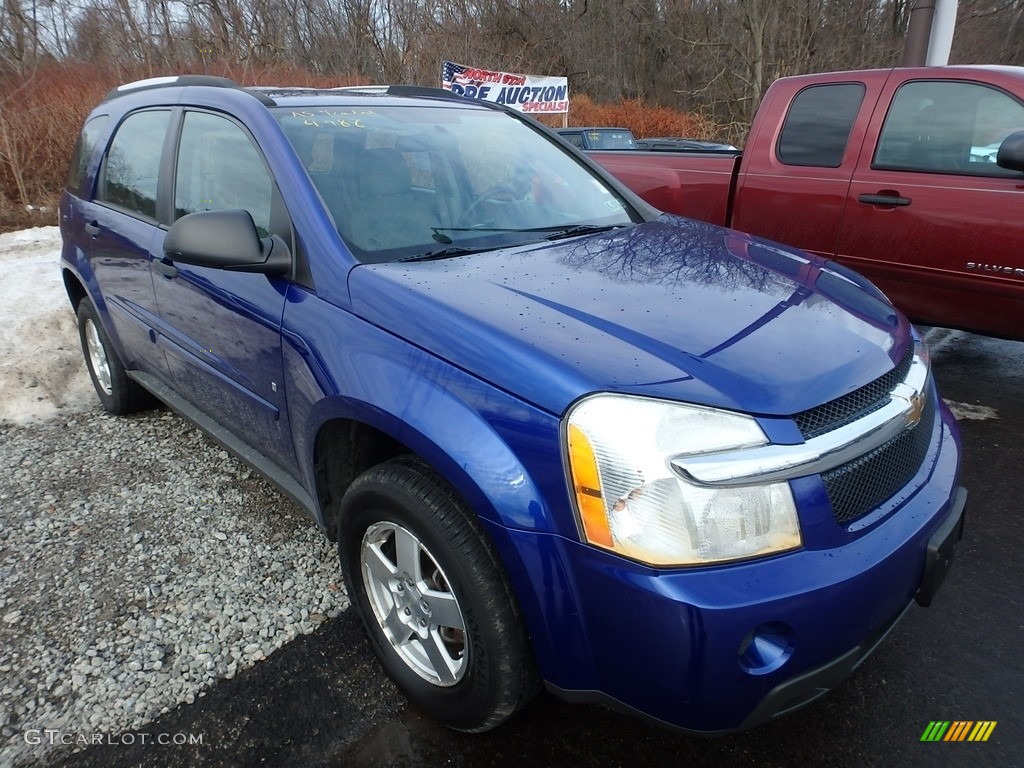 2007 Equinox LS - Laser Blue Metallic / Light Gray photo #5
