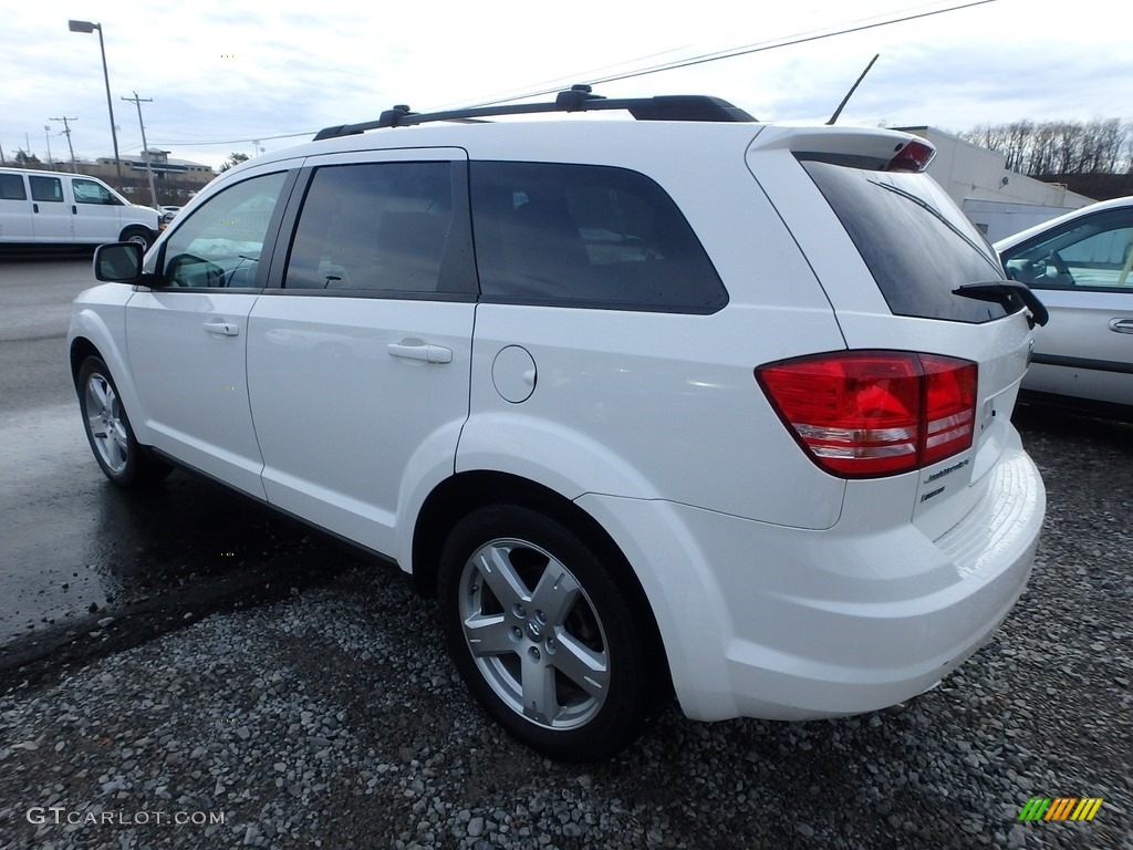 2009 Journey SXT AWD - Stone White / Dark Slate Gray/Light Graystone photo #2