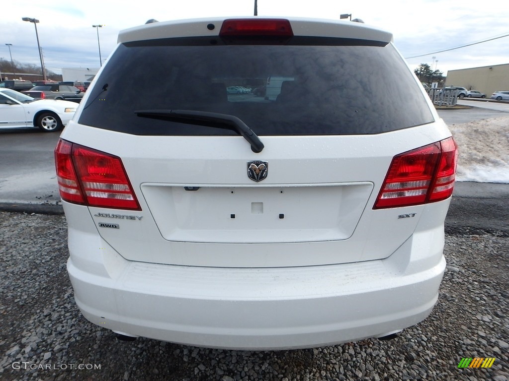 2009 Journey SXT AWD - Stone White / Dark Slate Gray/Light Graystone photo #3