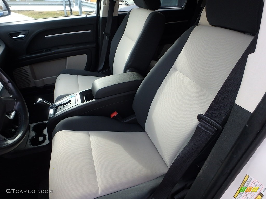 2009 Journey SXT AWD - Stone White / Dark Slate Gray/Light Graystone photo #8