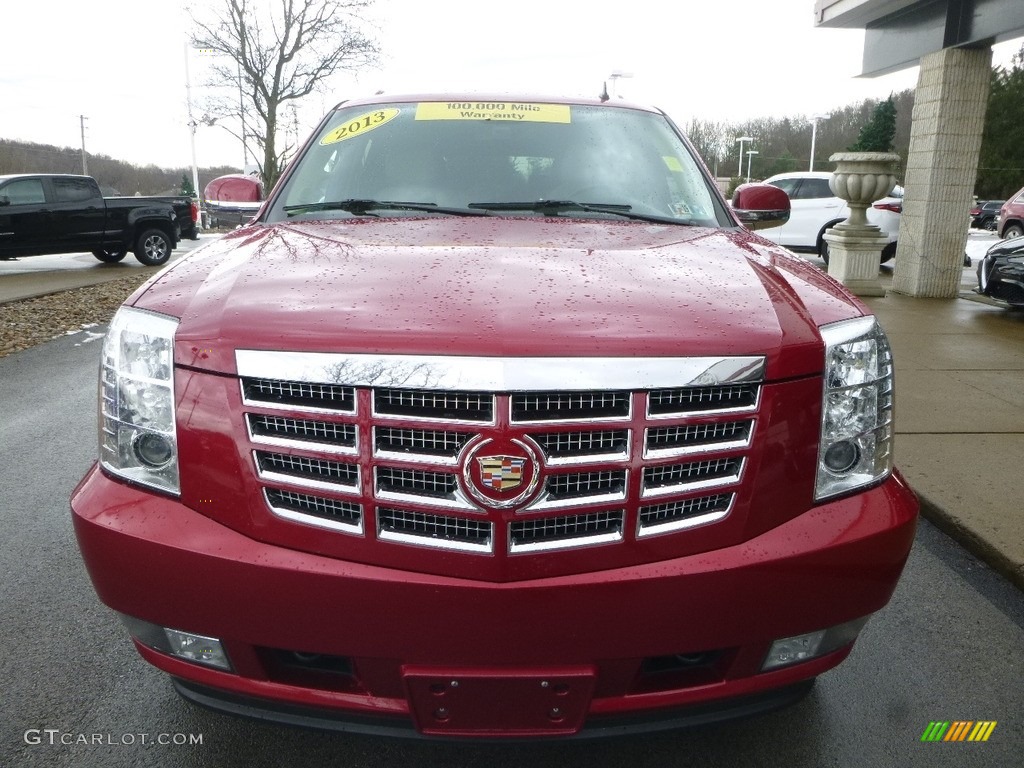 2013 Escalade ESV Luxury AWD - Crystal Red Tintcoat / Cashmere/Cocoa photo #4