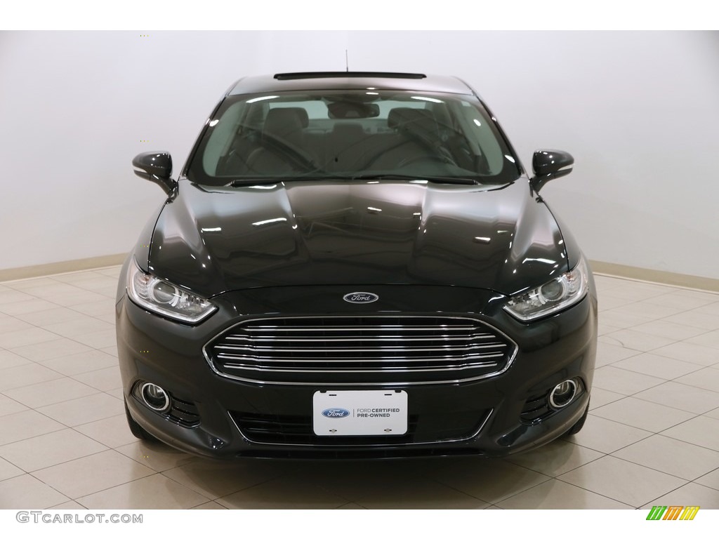 2015 Fusion Titanium AWD - Tuxedo Black Metallic / Charcoal Black photo #2