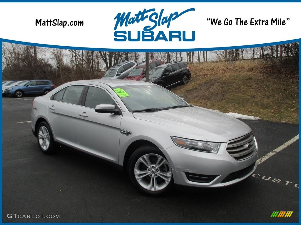 2015 Taurus SEL - Ingot Silver Metallic / Charcoal Black photo #1