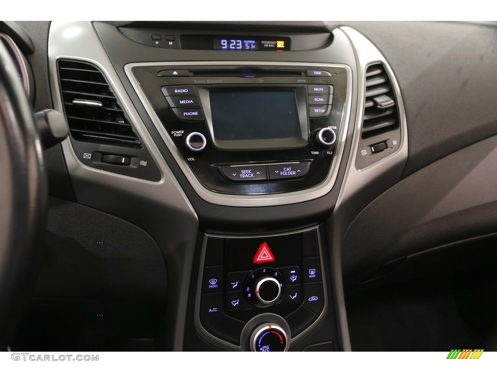 2015 Elantra SE Sedan - Black Diamond / Black photo #8