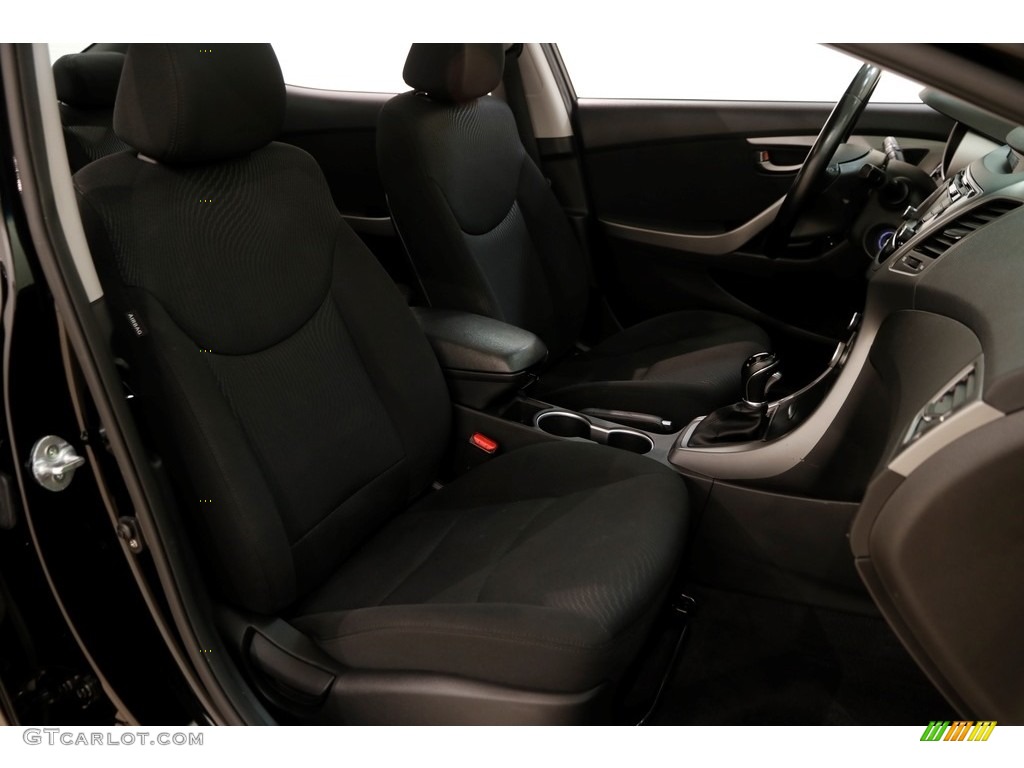 2015 Elantra SE Sedan - Black Diamond / Black photo #11