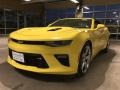 Bright Yellow 2017 Chevrolet Camaro SS Convertible