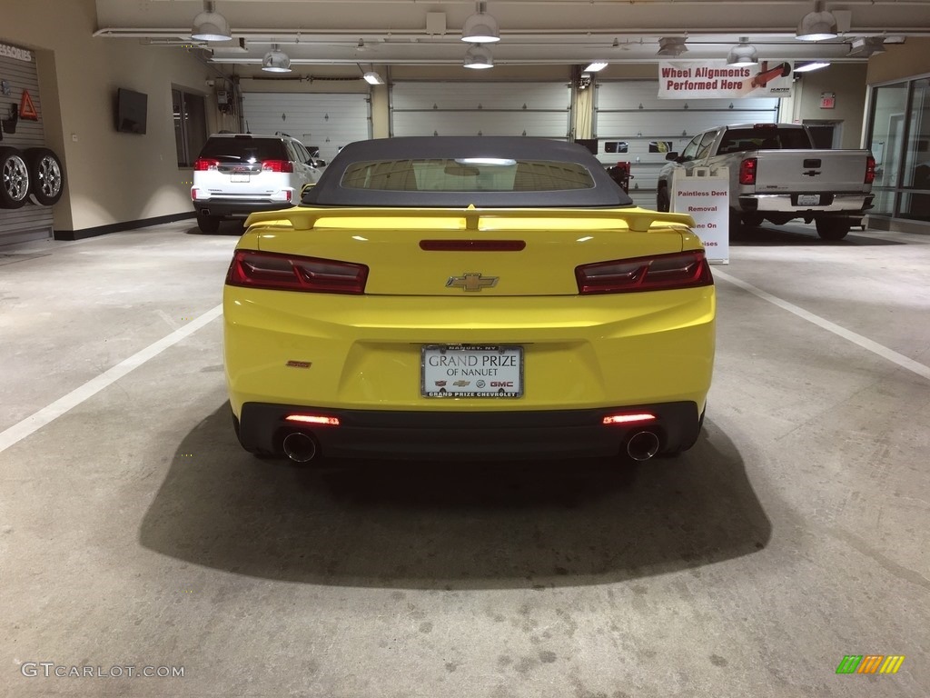 2017 Camaro SS Convertible - Bright Yellow / Jet Black photo #4