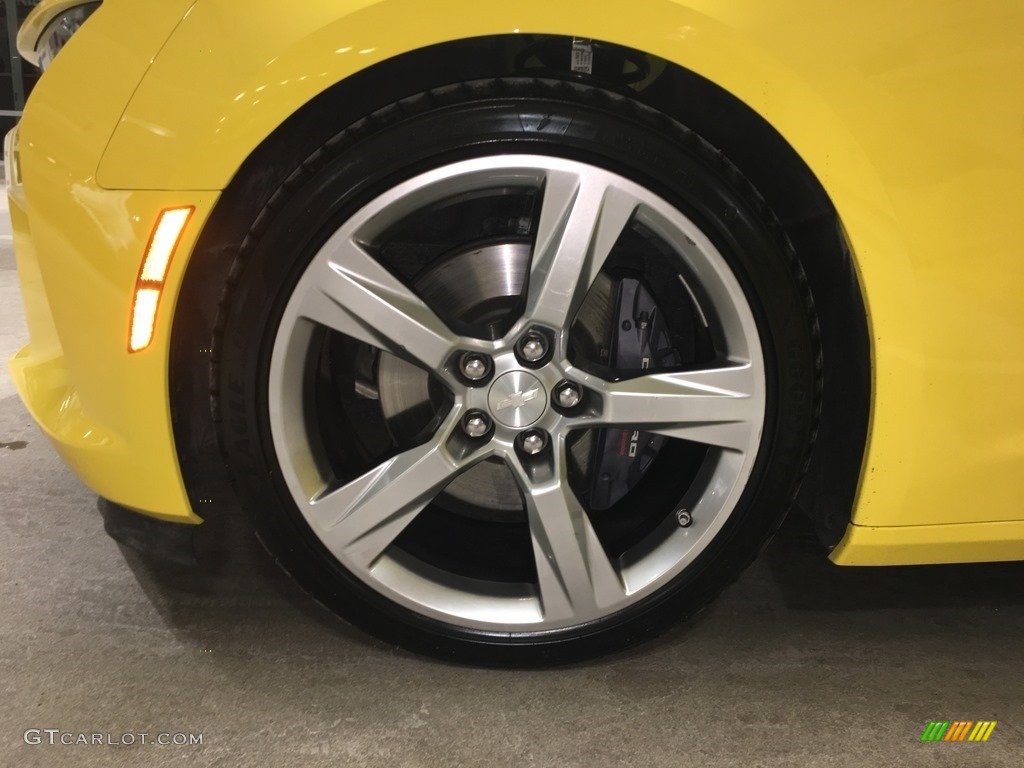 2017 Camaro SS Convertible - Bright Yellow / Jet Black photo #18