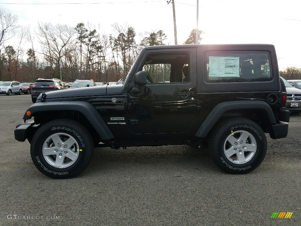 2018 Wrangler Sport 4x4 - Black / Black photo #3