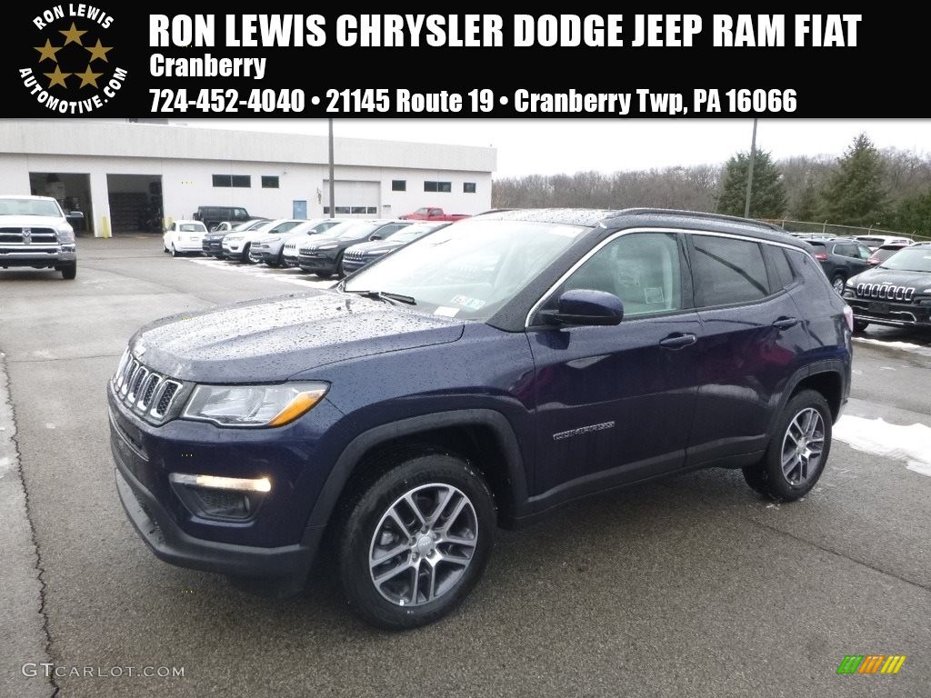 2018 Compass Latitude 4x4 - Jazz Blue Pearl / Black photo #1