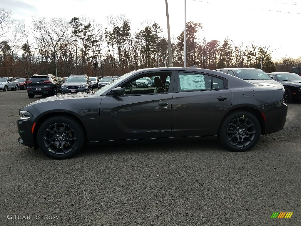 2018 Charger GT AWD - Destroyer Gray / Black photo #3