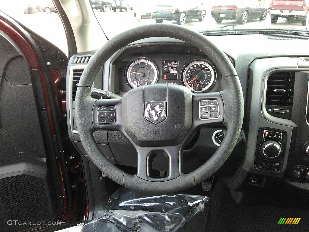 2018 1500 Express Crew Cab 4x4 - Delmonico Red Pearl / Black/Diesel Gray photo #6
