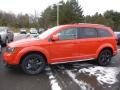 2018 Blood Orange Dodge Journey Crossroad AWD  photo #2