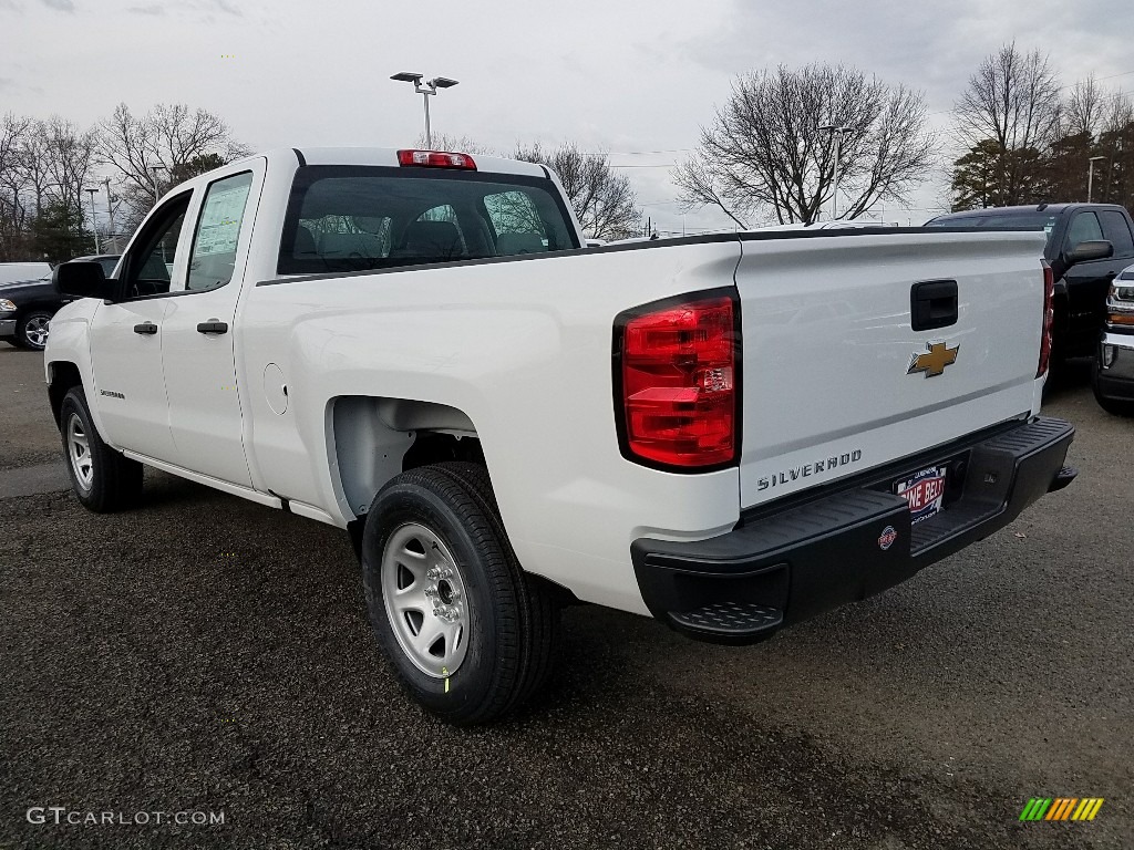 2018 Silverado 1500 WT Double Cab - Summit White / Dark Ash/Jet Black photo #4