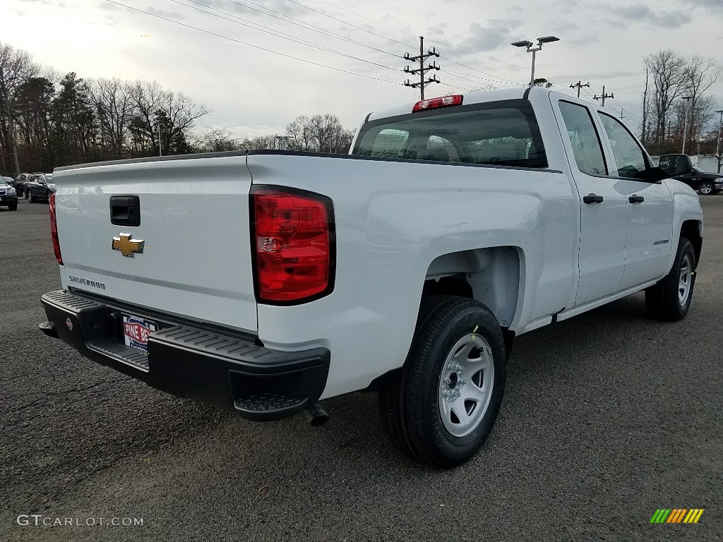 2018 Silverado 1500 WT Double Cab - Summit White / Dark Ash/Jet Black photo #5